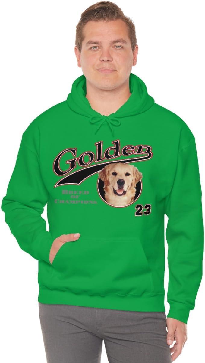 imageGolden Retriever Breed Of Champions Hooded SweatshirtIrish Green