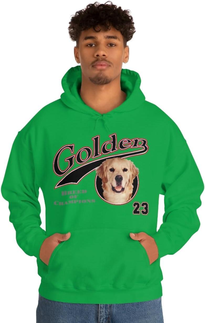 imageGolden Retriever Breed Of Champions Hooded SweatshirtIrish Green