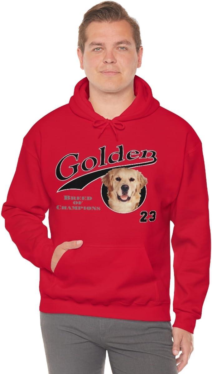 imageGolden Retriever Breed Of Champions Hooded SweatshirtRed