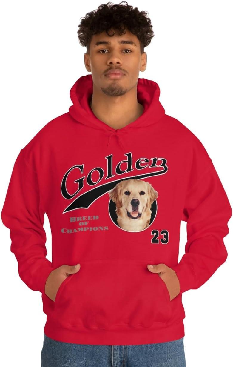 imageGolden Retriever Breed Of Champions Hooded SweatshirtRed