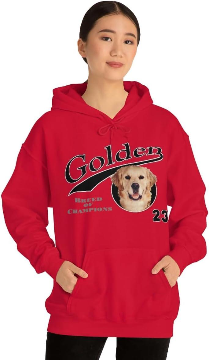 imageGolden Retriever Breed Of Champions Hooded SweatshirtRed