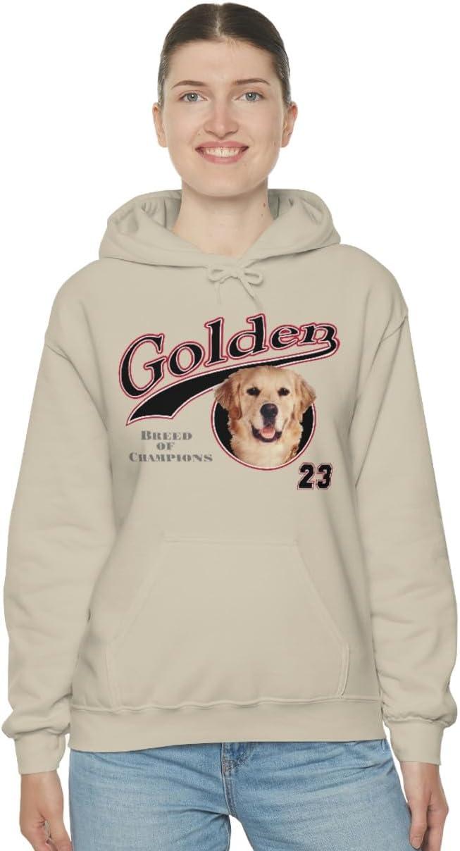 imageGolden Retriever Breed Of Champions Hooded SweatshirtSand