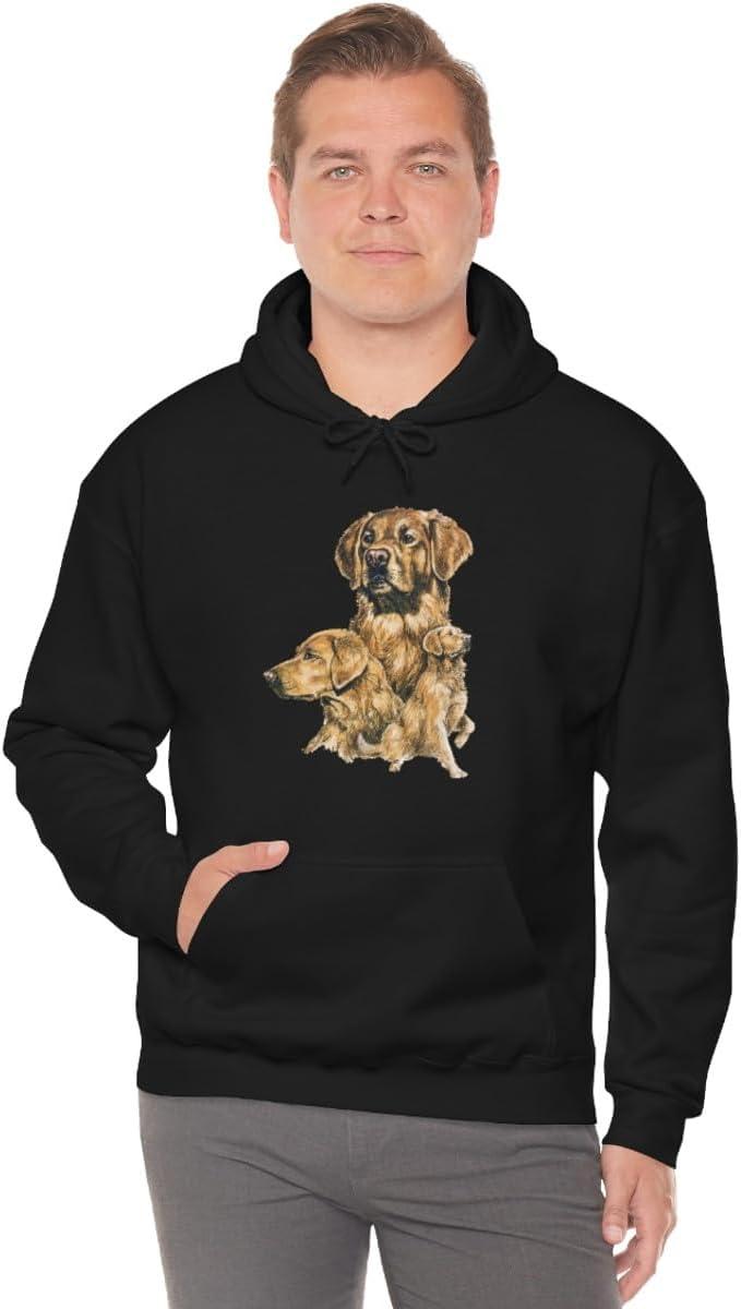 imageGolden Retriever Profile Hooded SweatshirtBlack