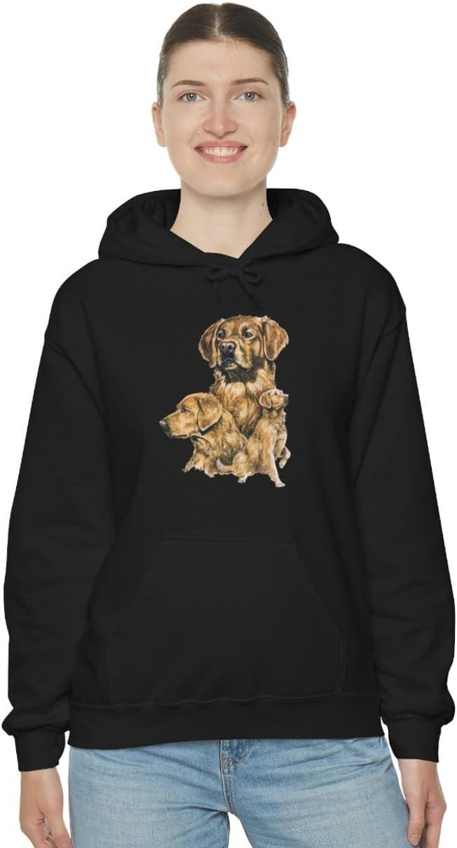 imageGolden Retriever Profile Hooded SweatshirtBlack