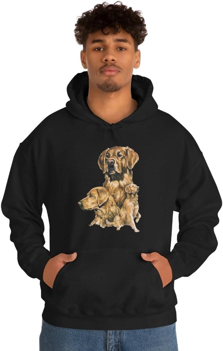 imageGolden Retriever Profile Hooded SweatshirtBlack