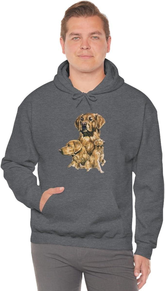 imageGolden Retriever Profile Hooded SweatshirtDark Heather