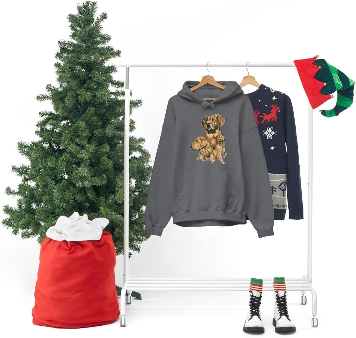 imageGolden Retriever Profile Hooded SweatshirtDark Heather