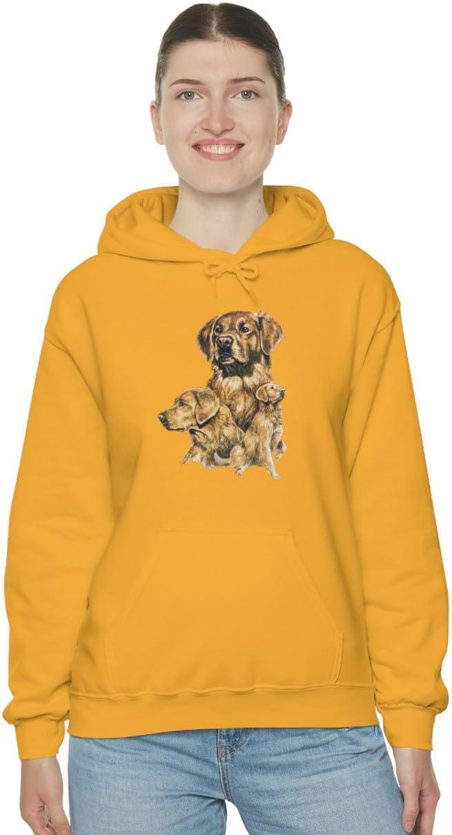 imageGolden Retriever Profile Hooded SweatshirtGold