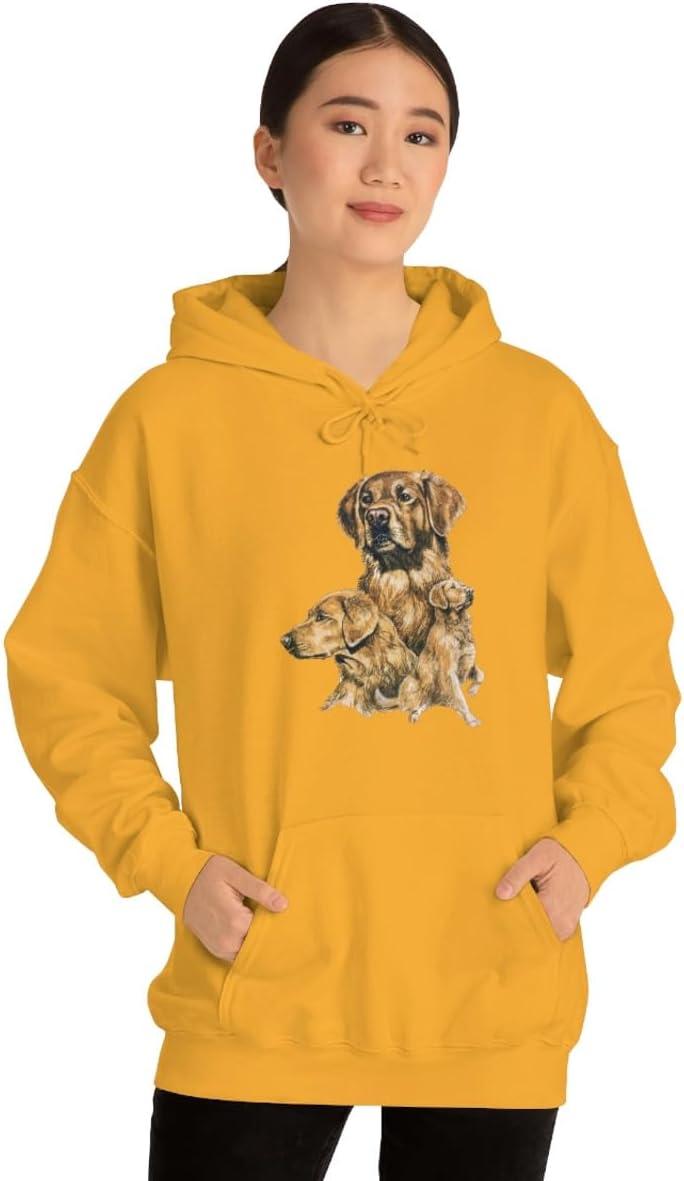 imageGolden Retriever Profile Hooded SweatshirtGold