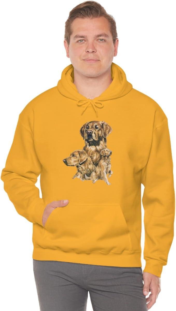 imageGolden Retriever Profile Hooded SweatshirtGold