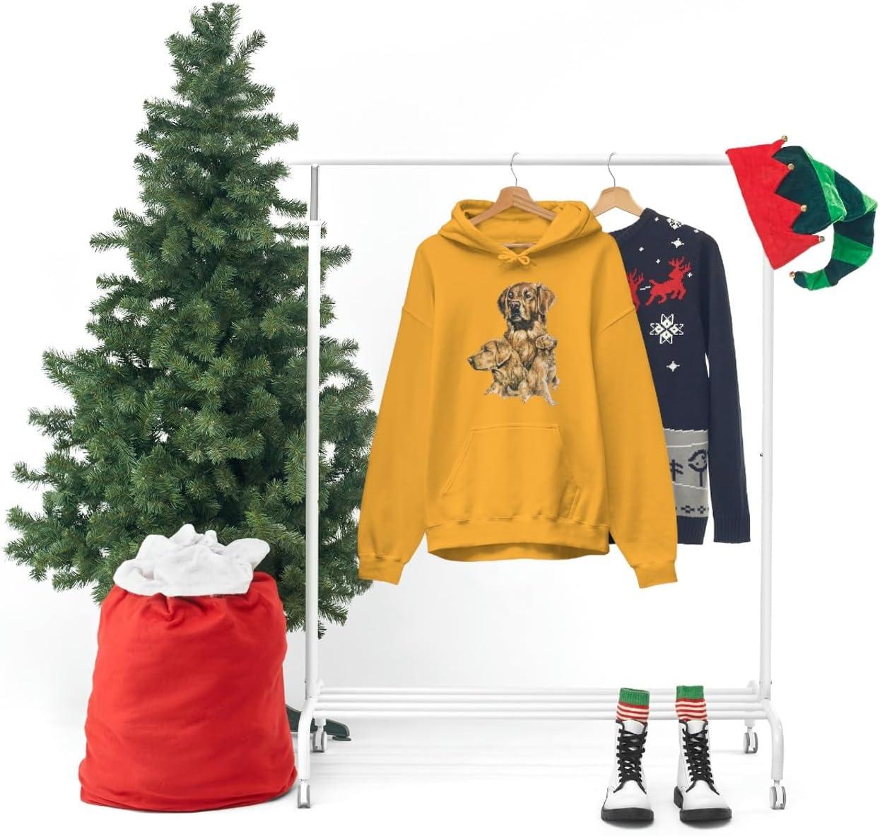 imageGolden Retriever Profile Hooded SweatshirtGold