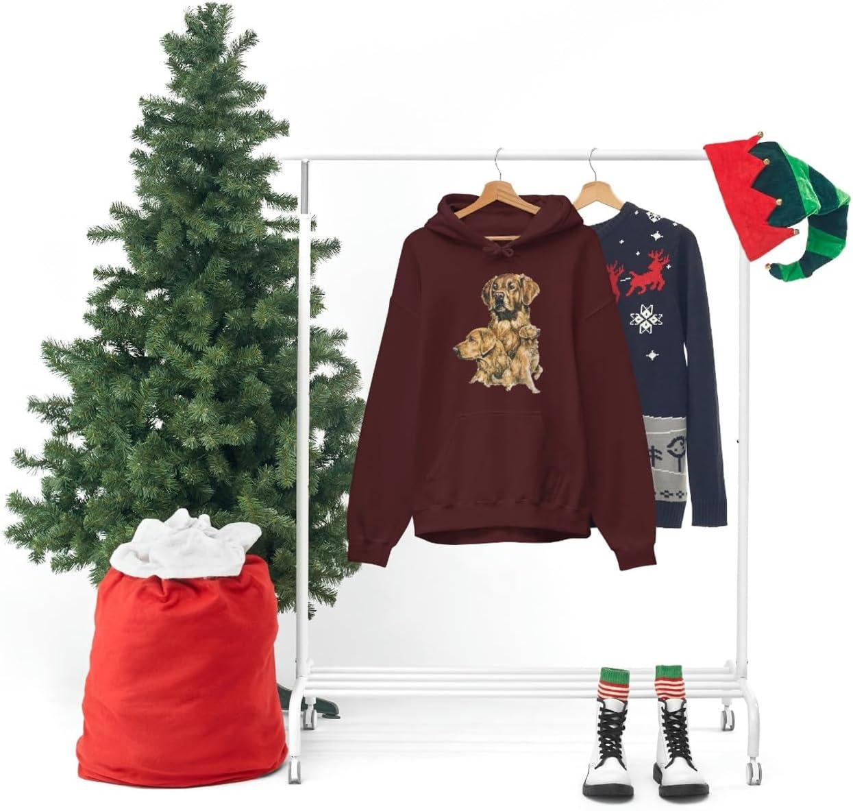 imageGolden Retriever Profile Hooded SweatshirtMaroon