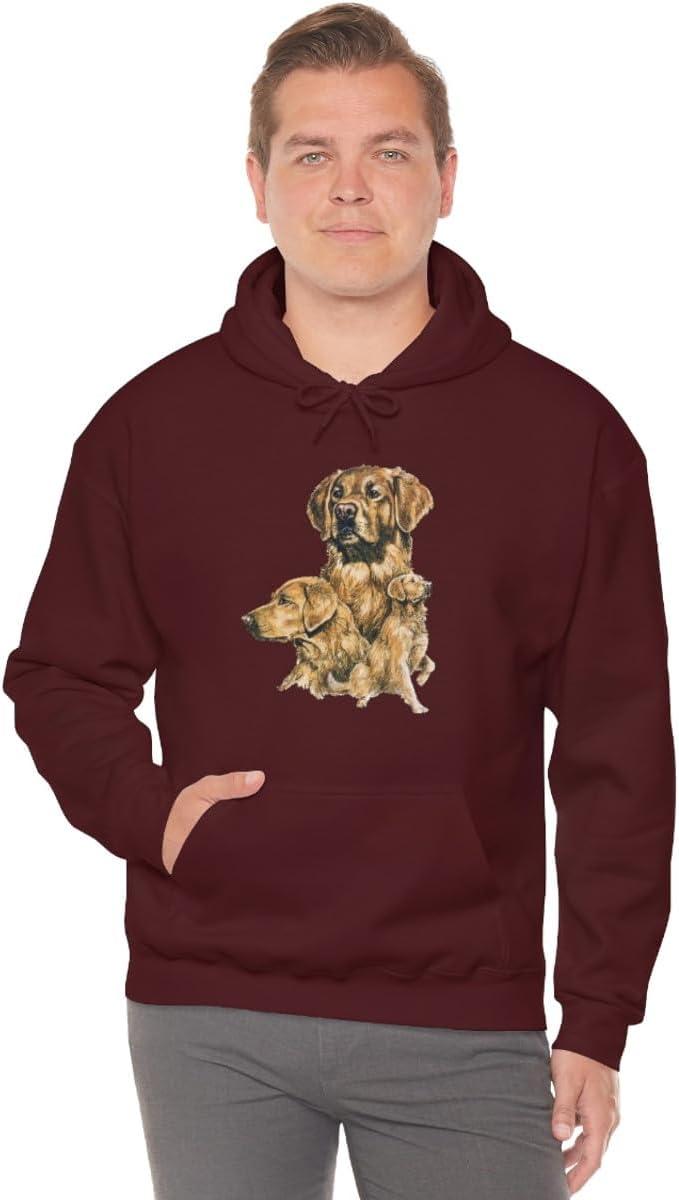 imageGolden Retriever Profile Hooded SweatshirtMaroon