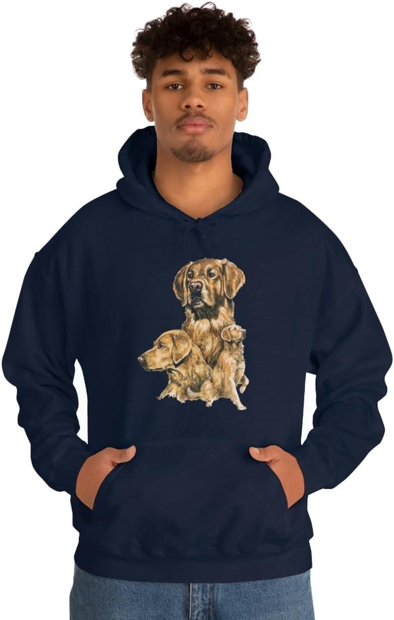 imageGolden Retriever Profile Hooded SweatshirtNavy