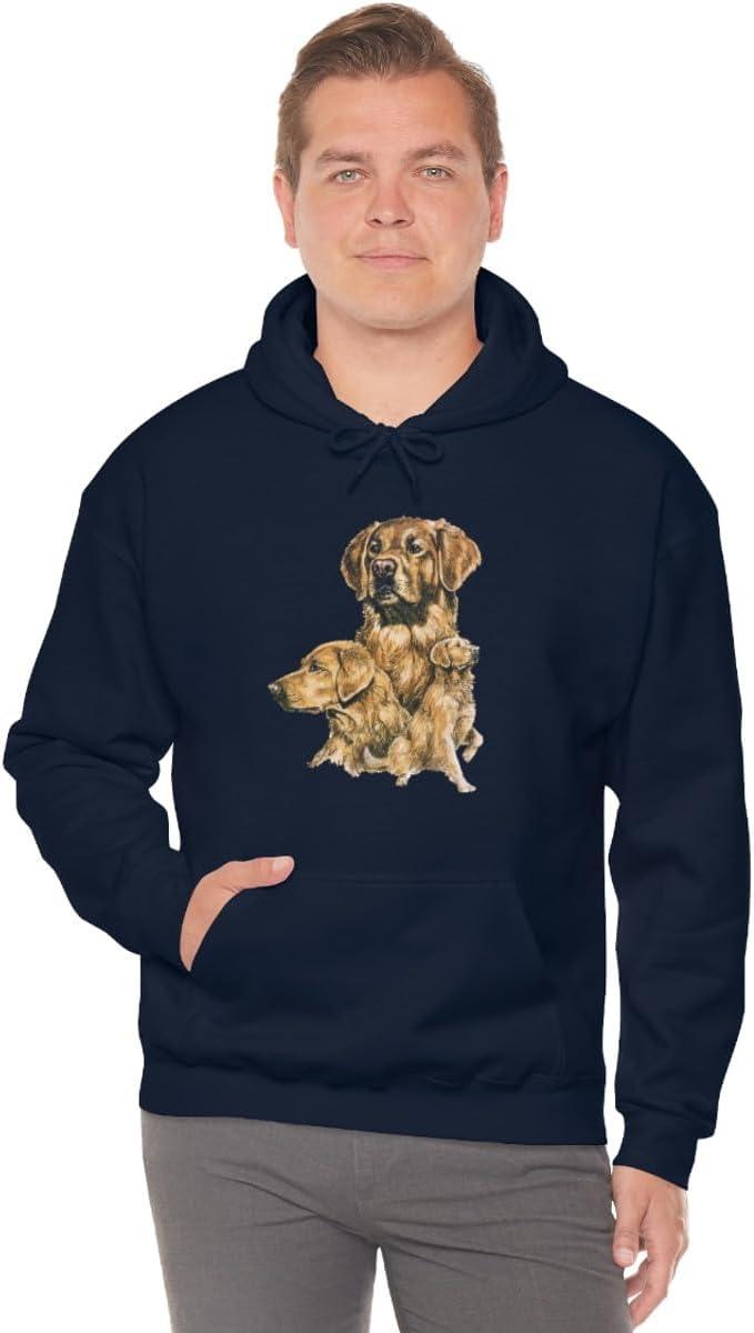imageGolden Retriever Profile Hooded SweatshirtNavy