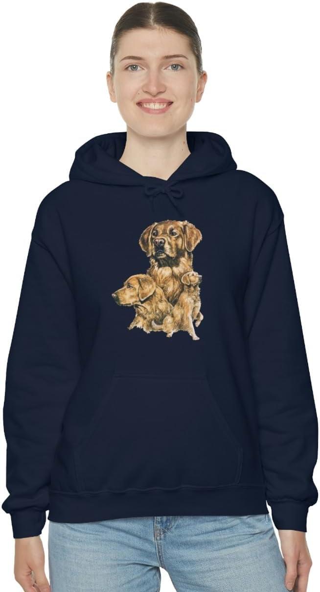imageGolden Retriever Profile Hooded SweatshirtNavy