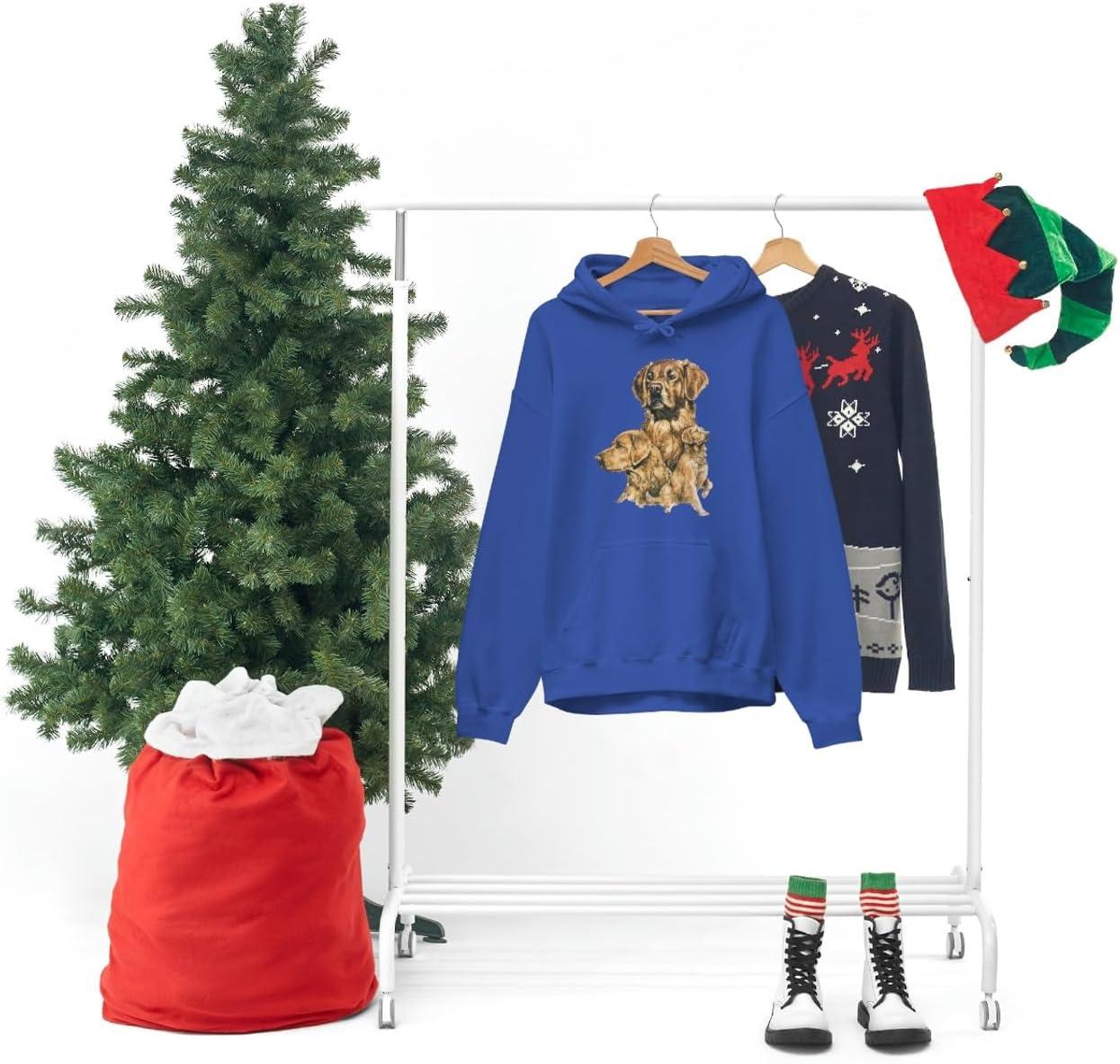imageGolden Retriever Profile Hooded SweatshirtRoyal