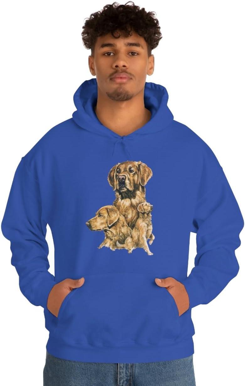imageGolden Retriever Profile Hooded SweatshirtRoyal