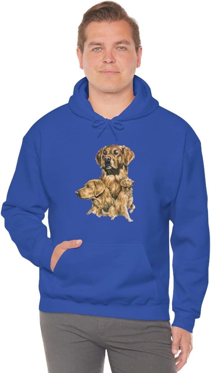 imageGolden Retriever Profile Hooded SweatshirtRoyal