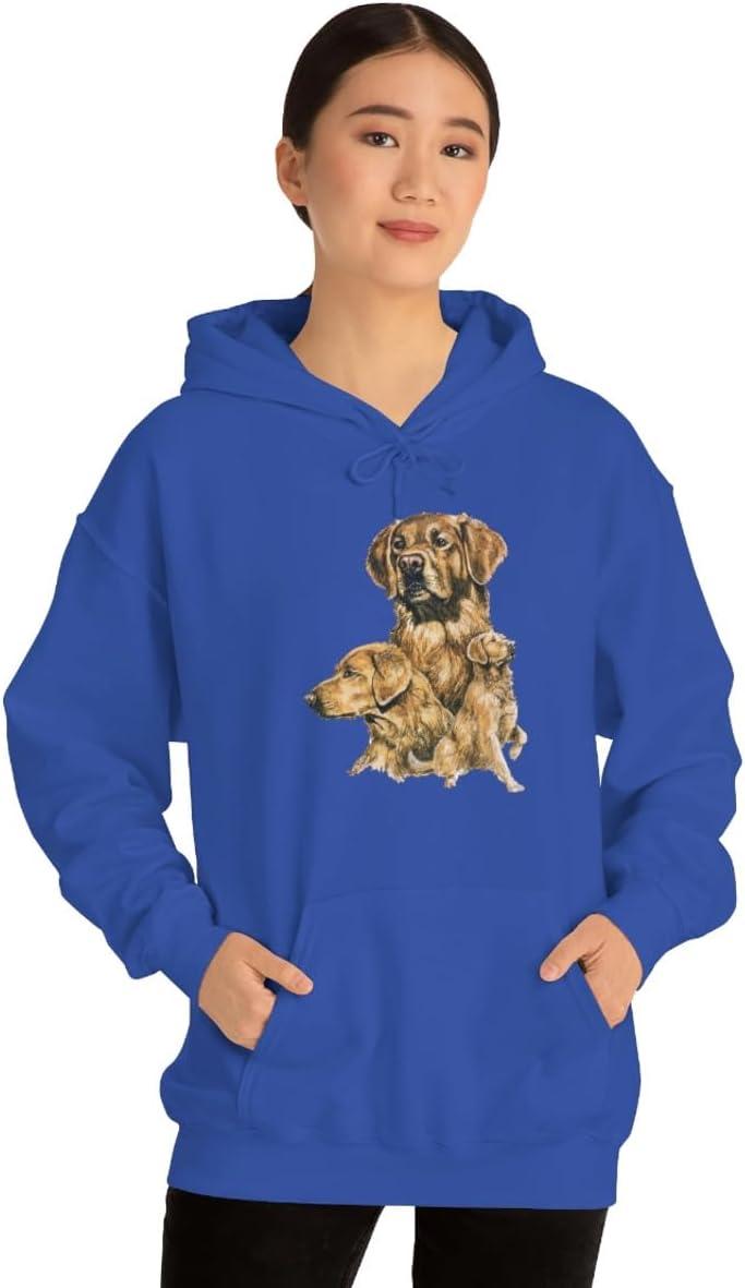 imageGolden Retriever Profile Hooded SweatshirtRoyal