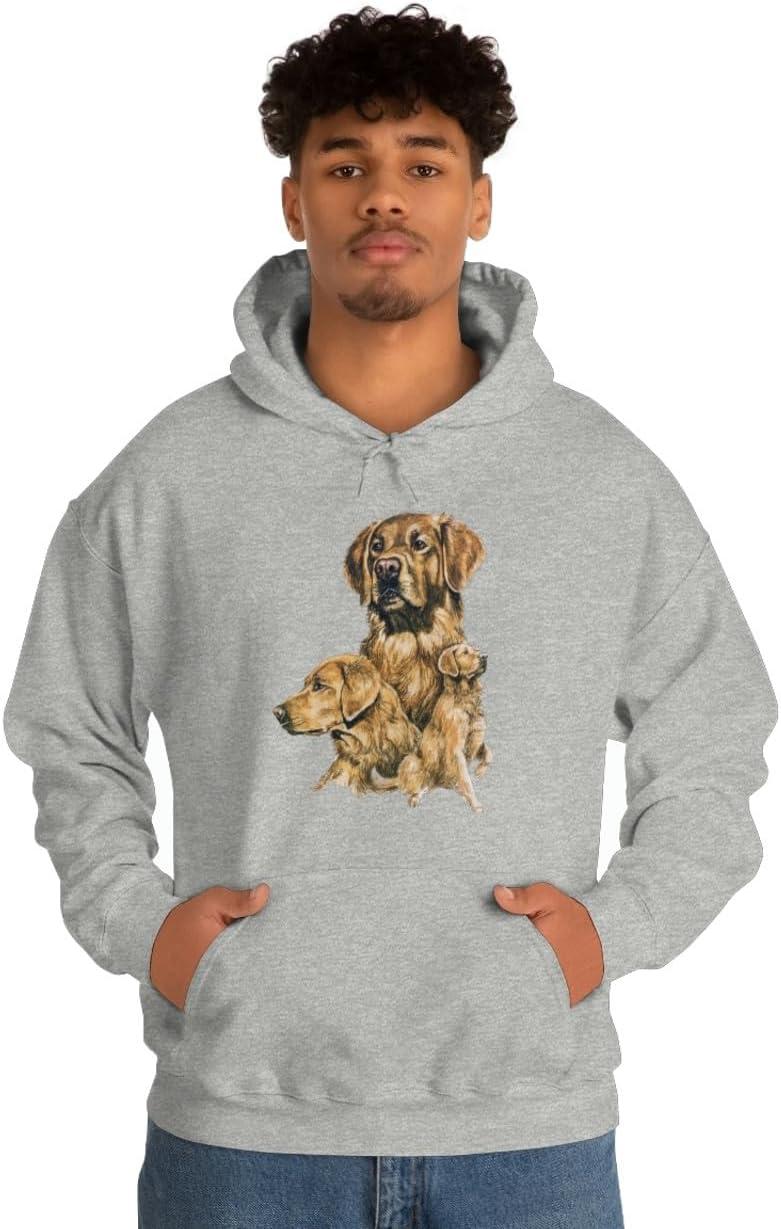 imageGolden Retriever Profile Hooded SweatshirtSport Grey