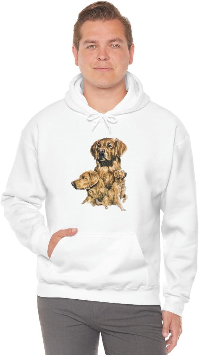 imageGolden Retriever Profile Hooded SweatshirtWhite