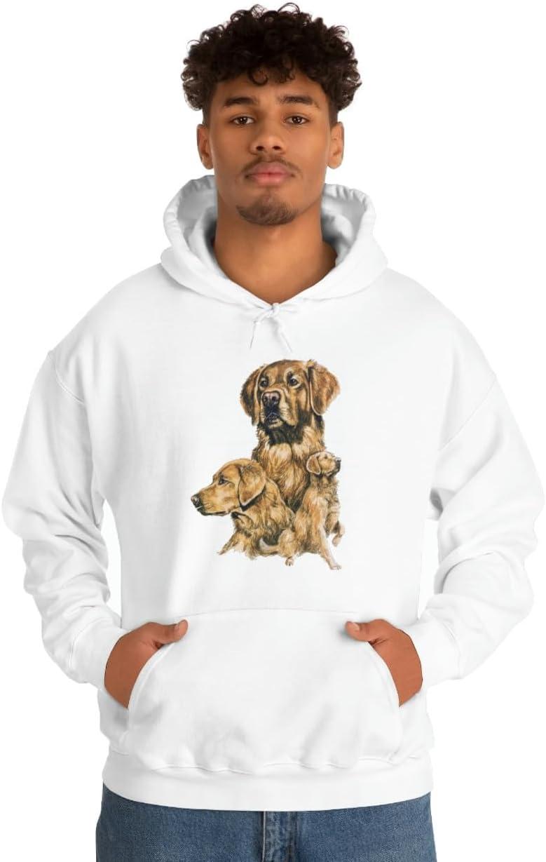 imageGolden Retriever Profile Hooded SweatshirtWhite