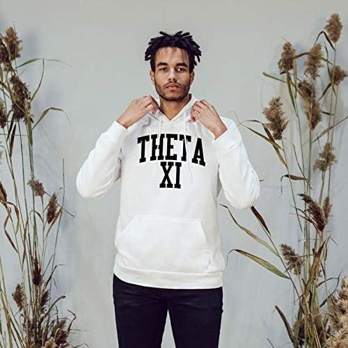 imageGreekgear Theta Xi Nickname Hooded SweatshirtWhite
