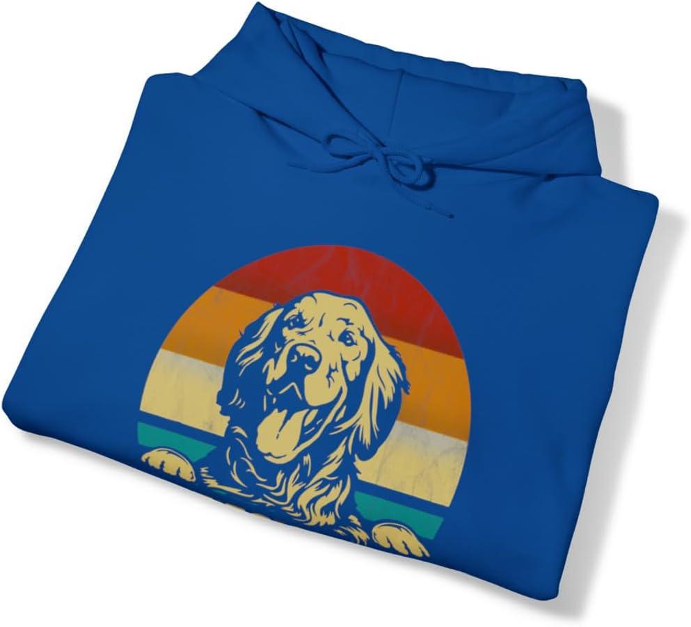 imageLife Is Golden Golden Retriever Hooded SweatshirtRoyal