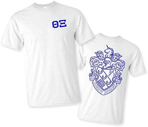 imageTheta Xi World Famous Crest TeeWhite