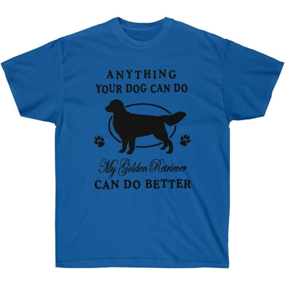 imageAnything Your Dog Can Do My Golden Retriever Can Do Better Golden Retriever TShirts 2XLarge Irish GreenRoyal