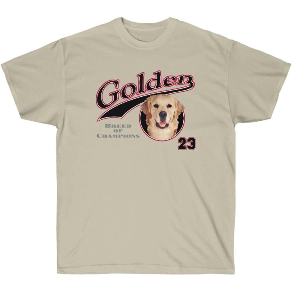 imageGolden Breed of Champions Golden Retriever TShirtsSand