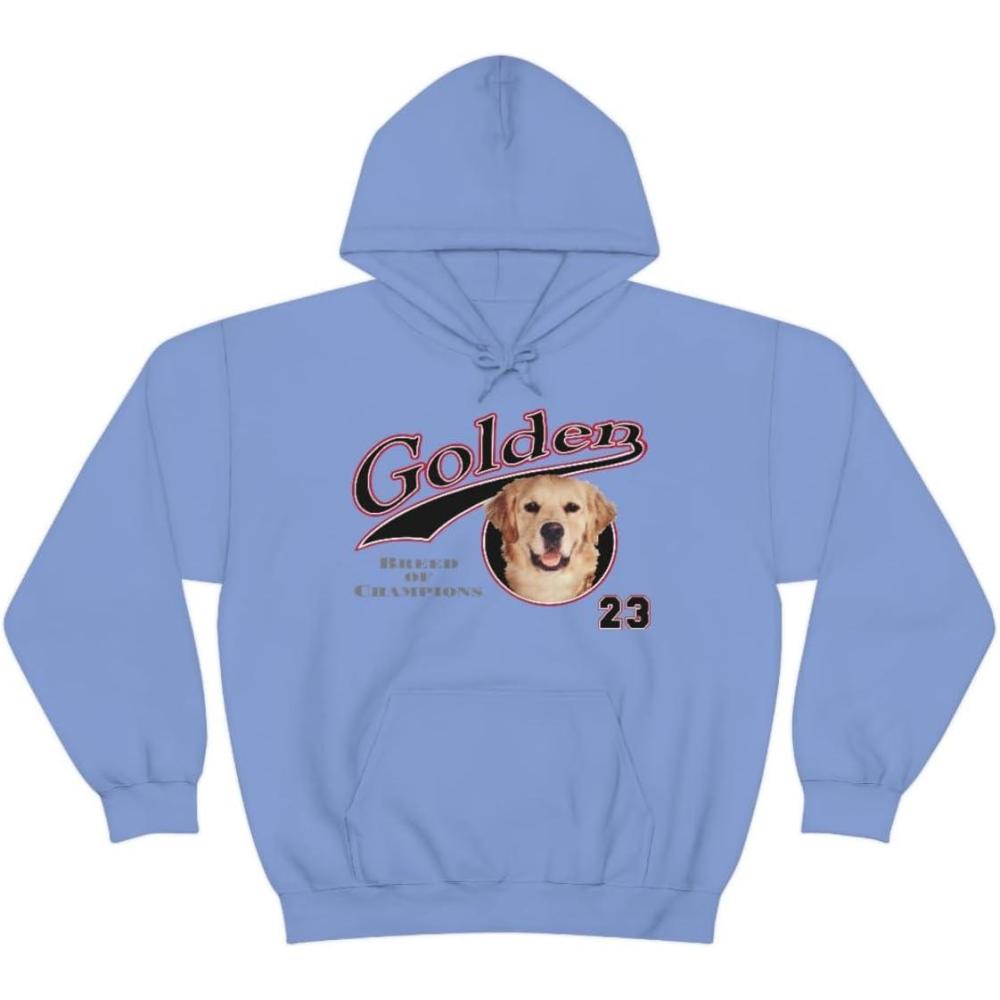 imageGolden Retriever  Breed Of Champions Hooded SweatshirtCarolina Blue