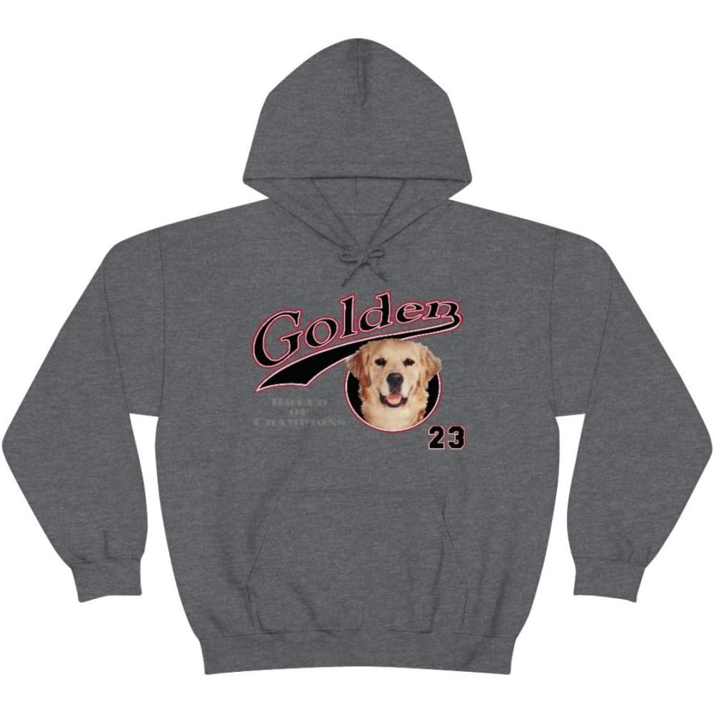 imageGolden Retriever Breed Of Champions Hooded SweatshirtDark Heather