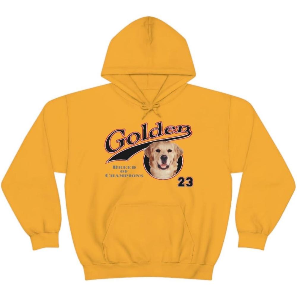imageGolden Retriever Breed Of Champions Hooded SweatshirtGold