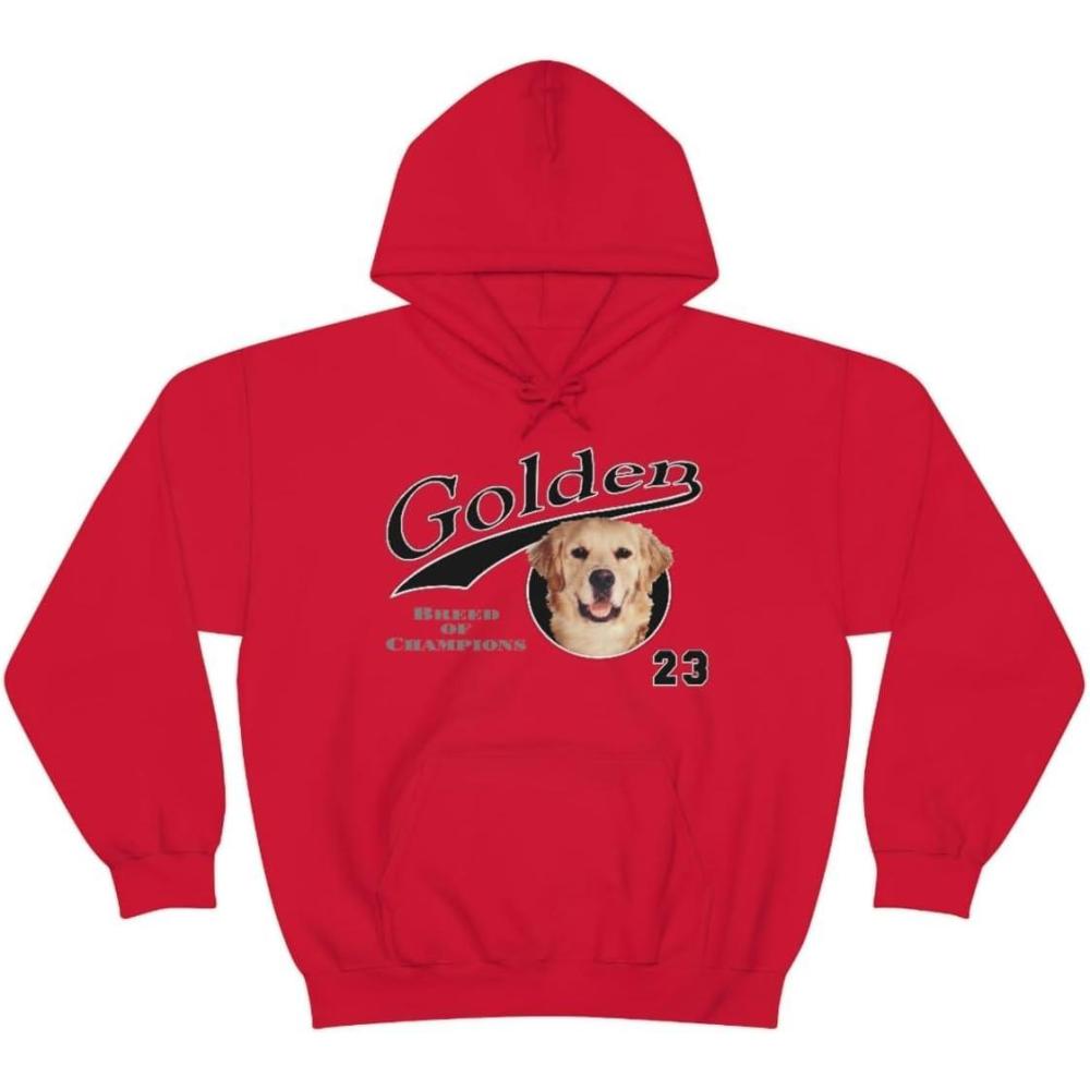 imageGolden Retriever Breed Of Champions Hooded SweatshirtRed