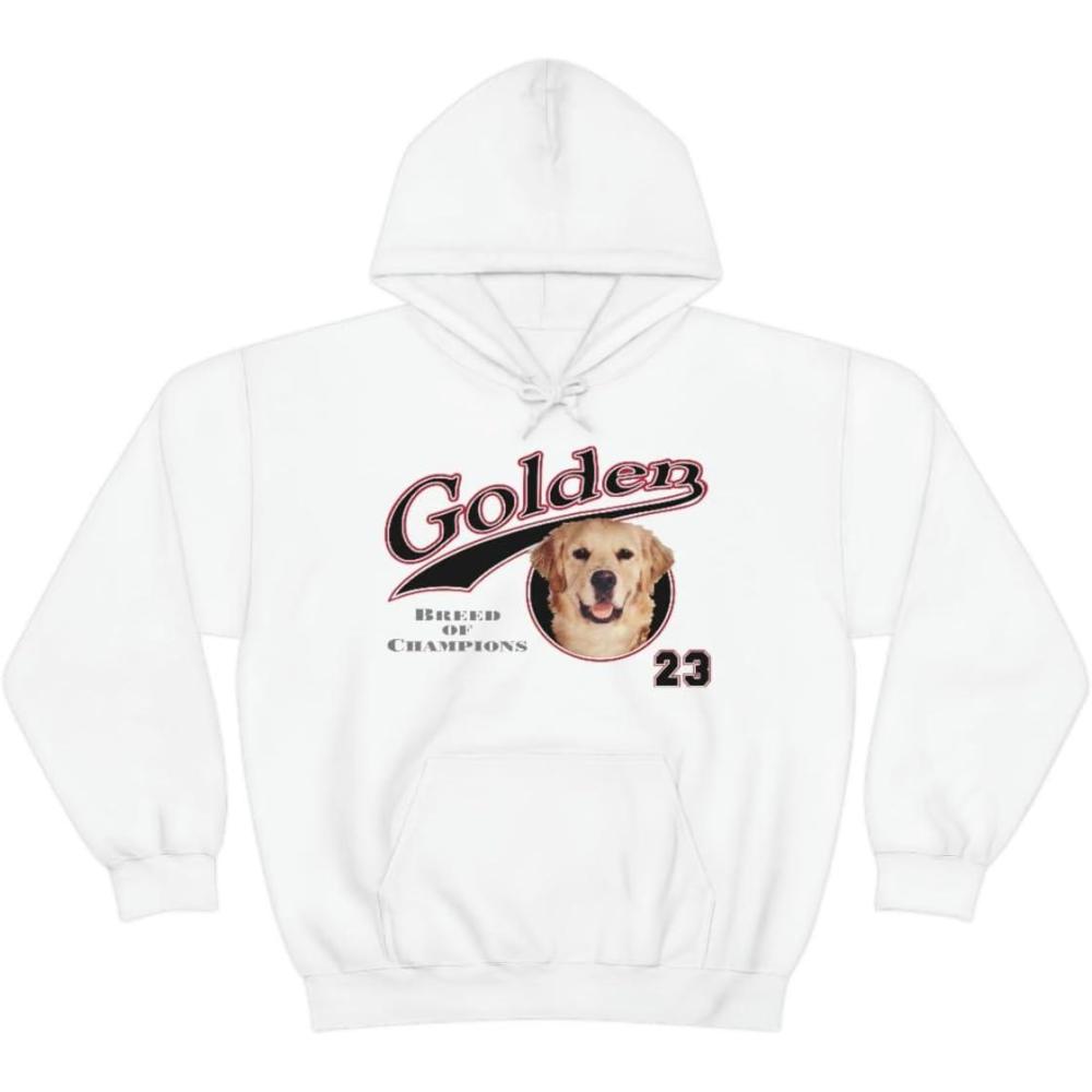 imageGolden Retriever Breed Of Champions Hooded SweatshirtWhite
