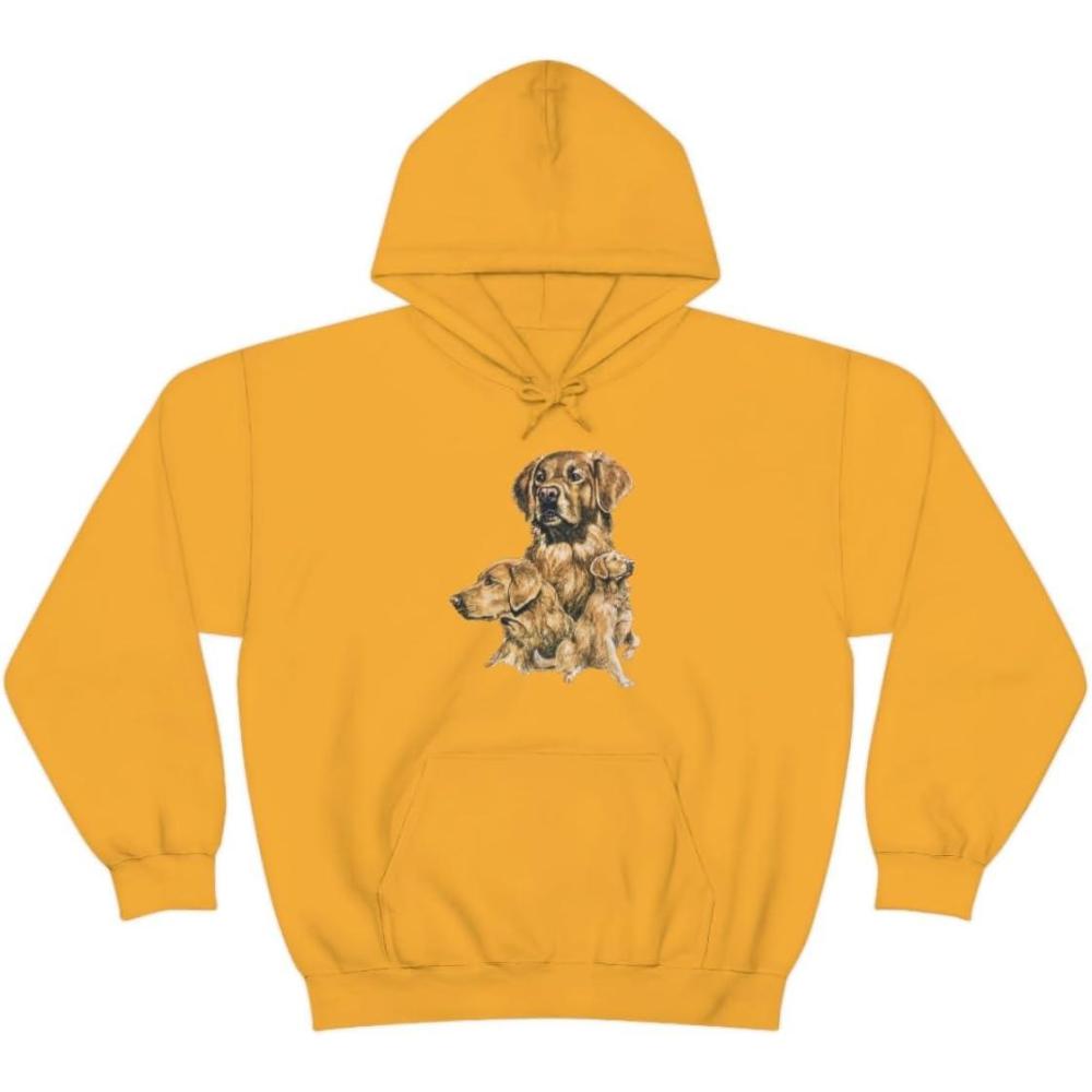 imageGolden Retriever Profile Hooded SweatshirtGold