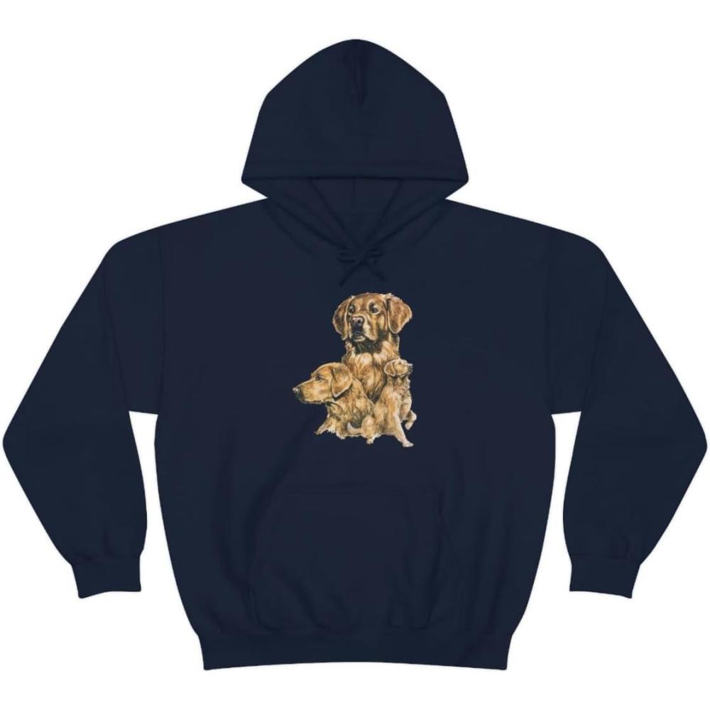 imageGolden Retriever  Profile Hooded SweatshirtNavy