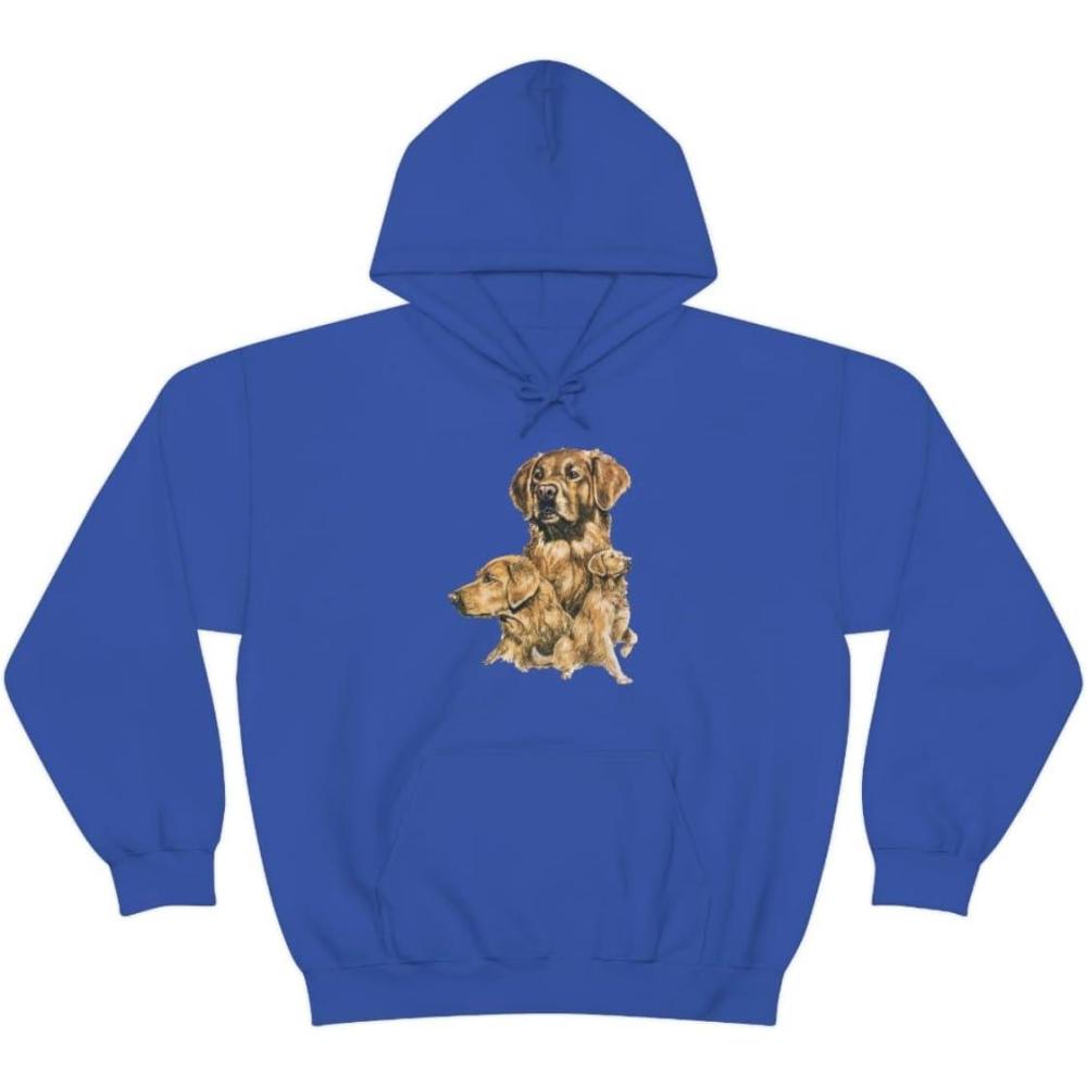 imageGolden Retriever  Profile Hooded SweatshirtRoyal