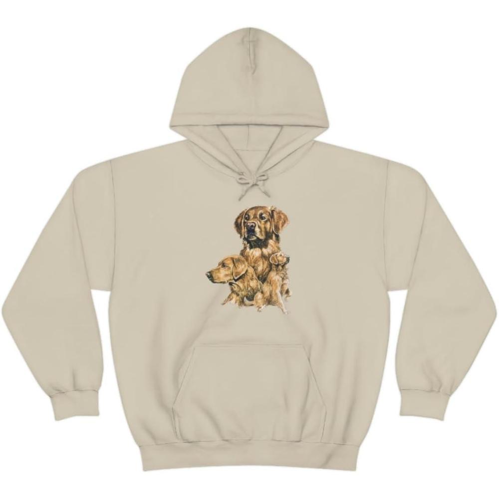 imageGolden Retriever Profile Hooded SweatshirtSand