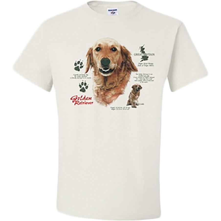 imageGolden Retriever Breed Info ShirtWhite