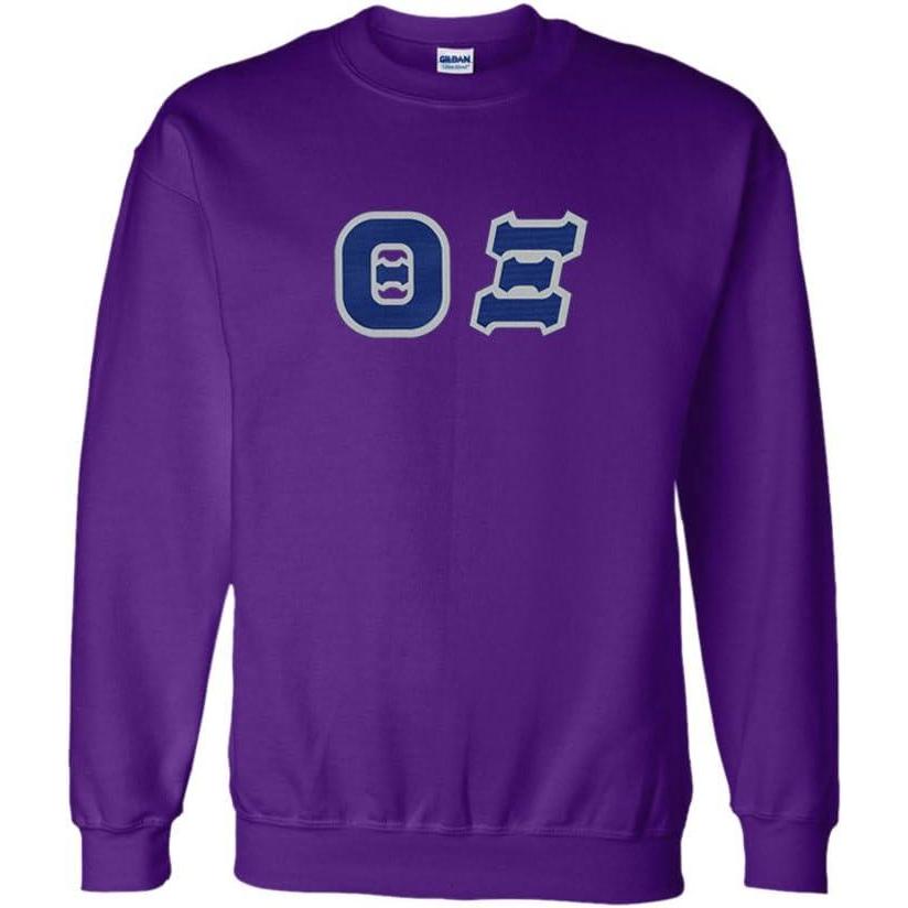 imageGreekgear Theta Xi Lettered CrewneckPurple