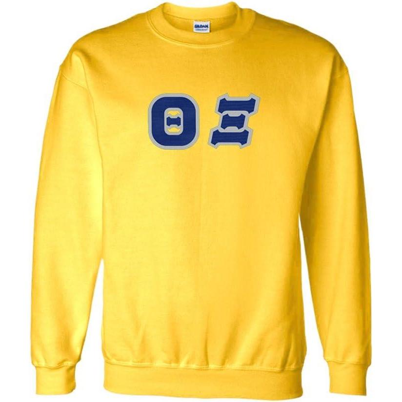 imageGreekgear Theta Xi Lettered CrewneckYellow