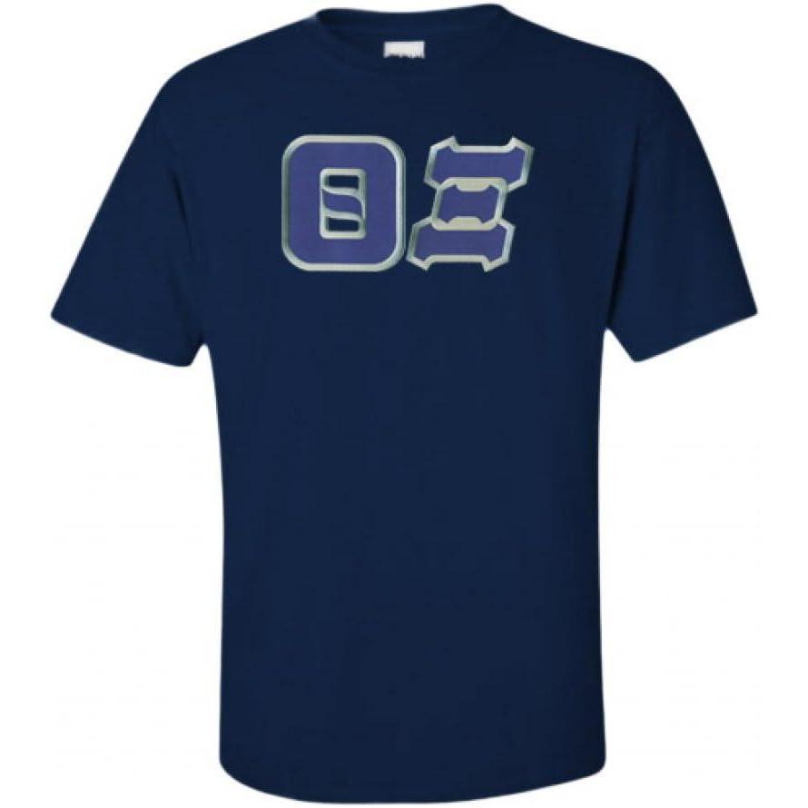 imageGreekgear Theta Xi Lettered TeeNavy Blue