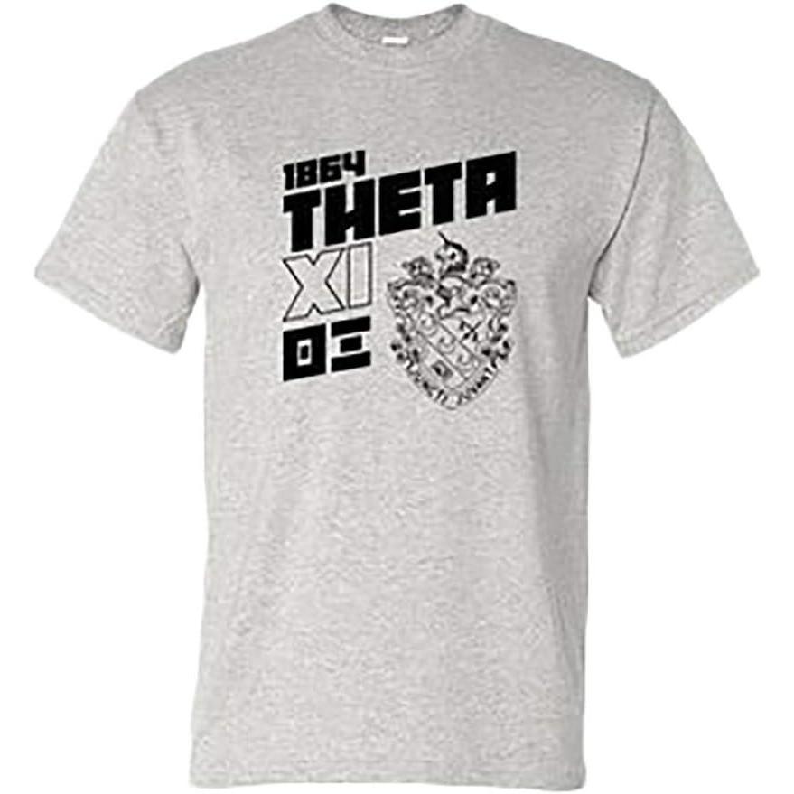 imageGreekgear Theta Xi Upstanding TeeSports Grey