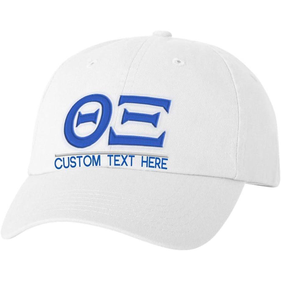 imagePersonalized Theta Xi Greek Line HatWhite