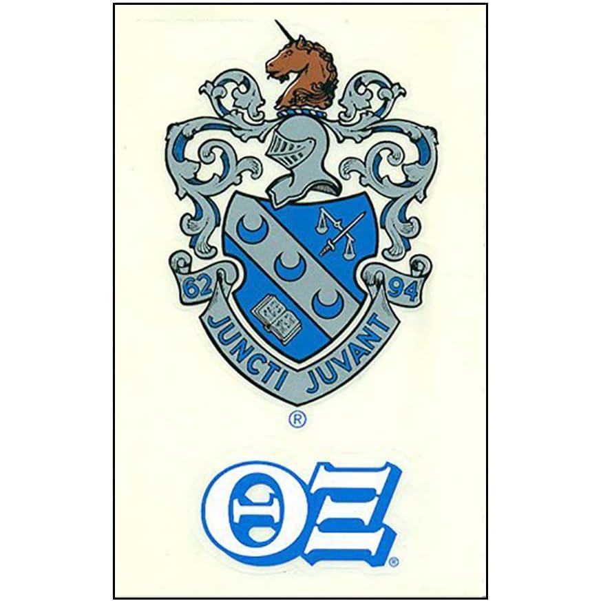 imageTheta Xi Crest Decal Multicolored