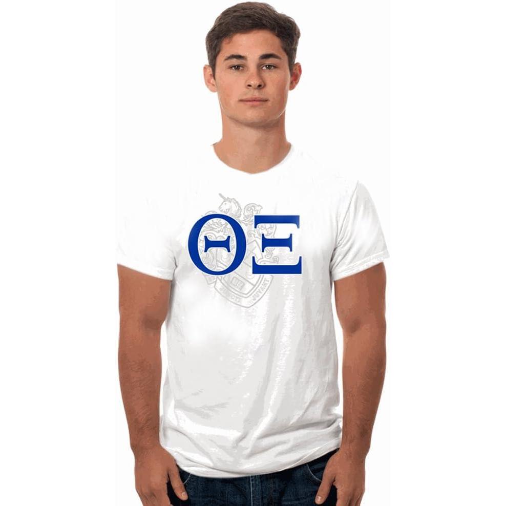 imageTheta Xi Crest TeeWhite