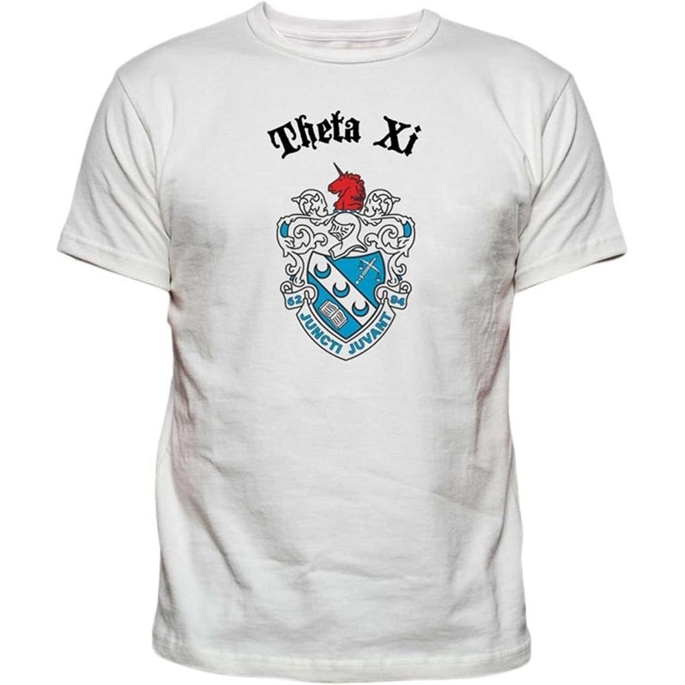 imageTheta Xi Vintage Crest TShirtWhite